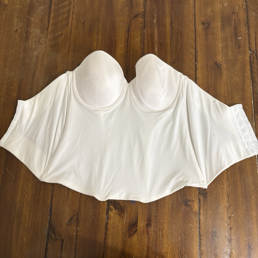 Maidenform Underwire Padded Push Up Bridal Bustier Corset Bra Size 34C